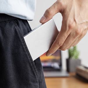 TILONSTAR TVC400 Personnalité Logo Personnalisé Minimaliste Pop Up Cas De Cartes De Visite En Aluminium RFID Blocage Porte-Cartes - Product Image 5