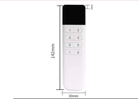 Usine nouvelle télécommande sans fil pour la lumière multi-canaux contrôle moteur de porte de garage télécommande sans fil
