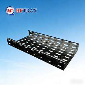 Bandeja Portacables Metálica Industrial Ventilada, Galvanizada, Ignífuga y Perforada, Anticorrosión, Venta al Por Mayor de Fábrica - Product Image 1