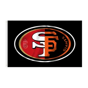 Envío rápido personalizado 3x5ft MLBteam béisbol banner San Francisco Giants banderas