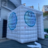 Tenda cubo gonfiabile personalizzata per photo booth, tenda gonfiabile portatile per eventi, tenda pubblicitaria gonfiabile per feste, matrimoni, fiere, club