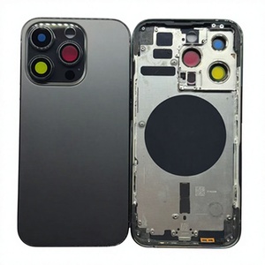 Pièces de rechange pour iPhone 14 Pro : Boîtier arrière, châssis intermédiaire, tiroir SIM et boutons latéraux (versions américaine/européenne) - Vente en gros - Product Image 3