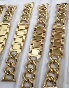 สายนาฬิกาอัจฉริยะสแตนเลสสตีลสดใสสำหรับ <span class=keywords><strong>Apple</strong></span> <span class=keywords><strong>Watch</strong></span>, สาย Acero inoxidable สำหรับ iWatch <span class=keywords><strong>Series</strong></span> 9 41มม. 45มม. - Product Image 6