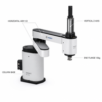 Bras robotisé SCARA DOBOT M1 Pro 4 axes 1,5 kg 400 mm, cobot industriel portable de bureau avec capteurs de sécurité pour l'automatisation