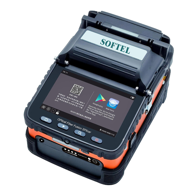 Core to Core Alignment 6 Motors fusion Splicer Machine 8s Splicing Mini Fusionadora Fiber Optic Fusion Splicer