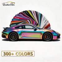 Film de protection auto-cicatrisant Besthinfilm, couleur PPF, bleu diamant, argent métallisé, fibre de carbone, film de protection pour voiture, matériau polyuréthane, couleur TPU, film vinyle