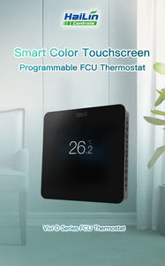 HaiLin Écran Tactile Couleur Smart Wi-Fi Thermostat Pour FCU + Hydronic Floor Heating 220V AC Flush Mounting Tuya App Vivi D Series - Product Image 5