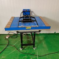 Presse à chaud manuelle électrique 110V/220V 80x100 (24x31) à station unique, grand format 31x39