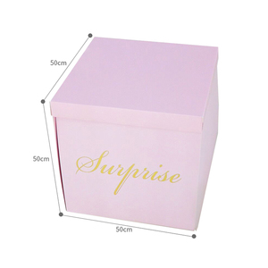 Scatola Regalo Sorpresa con Palloncini Colorati per Matrimonio e <span class=keywords><strong>Baby</strong></span> <span class=keywords><strong>Shower</strong></span>, Scatola di Carta con Palloncini in Lattice - Product Image 6