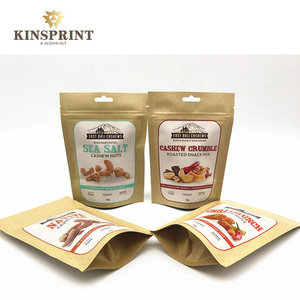 beg pembungkusan plastik Compostable biodegradable plastic zip bag stand up food pouch packaging doypack