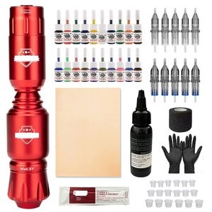 Bộ dụng cụ xăm tên lửa Máy Bút đặt không dây người mới bắt đầu tự học Kit mực màu cung cấp công cụ Hộp mực tên lửa - Product Image 3