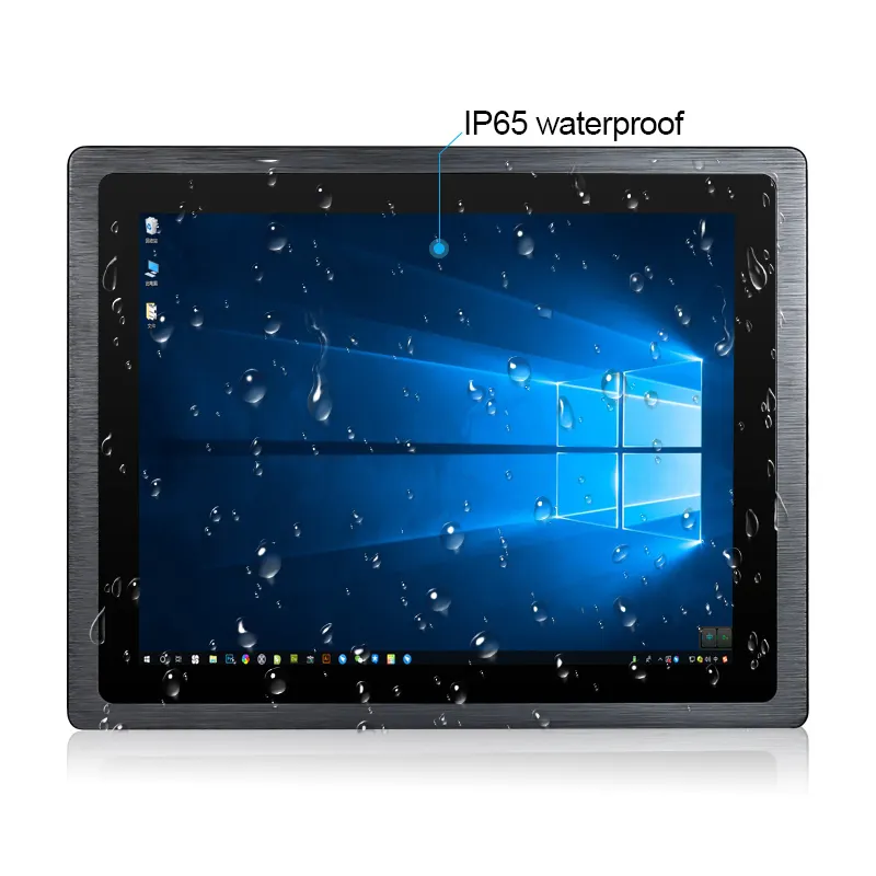 IP65 Aluminum Front Panel Marine Monitor Industrial touch Panel PC 19 inch 1280x1024