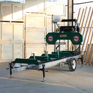 Motor de gasolina de 9HP, <span class=keywords><strong>aserradero</strong></span> portátil de banda Horizontal, motosierra de troncos, <span class=keywords><strong>aserradero</strong></span> portátil, <span class=keywords><strong>aserradero</strong></span> móvil con remolque - Product Image 6