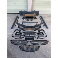 Kit carrosserie AMG inspiré de la course, style agressif, kit carrosserie complet C63 pour Mercedes Benz Classe C W205 2015-2021 berline