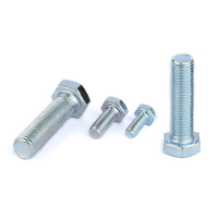 Bolts Manufacturers Galvanised 4.8 8.8 12.9 Grade Din 933 Blue-white Zinc Plated Flat HEX Hexagon Socket Head Cap Bolt Screw
