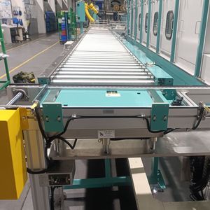 Convoyeur à rouleaux 700*750*1750mm en acier, vitesse réglable, ligne de convoyage industrielle - Product Image 1