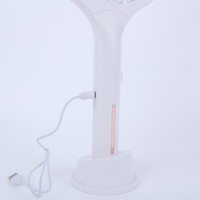 Raquette électrique anti-moustiques et lampe tue-moustiques 2-en-1, haute tension, grande surface de capture