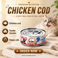 Nourriture humide pour chat MAIDOU de qualité supérieure, boîte de 85 g, riche en protéines, collations nutritives pour chat, étiquette privée OEM