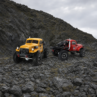 RGT EX86181 Crusher 1/10 4WD RC Crawler RTR Tout-Terrain en Métal et Résine pour ESC 60A Moteur RC550 à Couple Élevé 2.4G 4CH