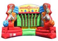 Jeu de basket gonflable Moonwalk Commercial Connect 4, jeux gonflables pour enfants