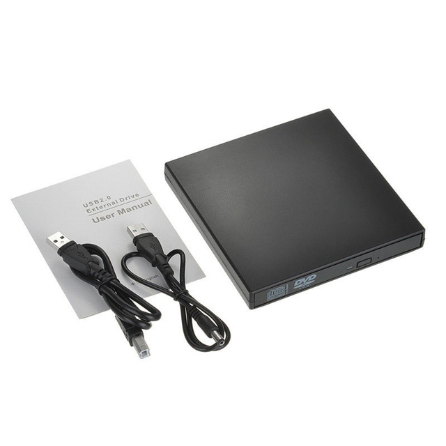 USB External CD DVD Reader/USB2.0 External Disk Drive CD-ROM DVD-ROM Optical for Macbook Laptop Desktop PC