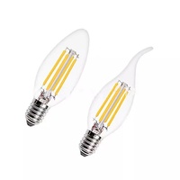 Led Licht Edison Gloeilamp Vintage Dimbare 2W 4W C35 Gloeidraad Led Lamp E27