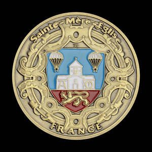 Pièce commémorative aéroportée française plaquée bronze D Day 6.6.<span class=keywords><strong>1944</strong></span> Challenge Coin Souvenir pour cadeau ou Collection - Product Image 1