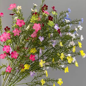 Bouquet de fleurs artificielles sauvages en soie mélangée, écologique, pour mariage et décoration intérieure - Product Image 1