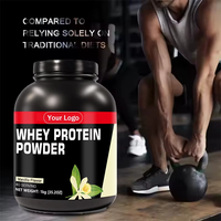 1 kg de poudre de protéines de lactosérum et de créatine aromatisée à la vanille, gain de masse premium, développement musculaire rapide, vitamines, gym, fitness, prise de poids