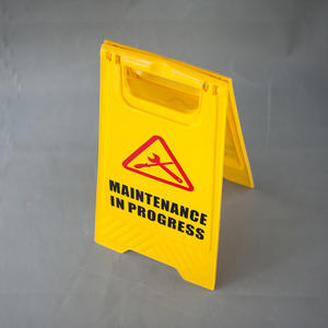 Su misura stampabile da 26 pollici A forma di cornice PP pieghevole in plastica segnaletica di sicurezza di pericolo segnaletica di sicurezza sul pavimento bagnato - Product Image 3