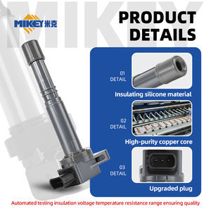 Bobine d'allumage MIKEY 30520PNA007 pour <span class=keywords><strong>Honda</strong></span> Civic Type Accord 7ème génération <span class=keywords><strong>Acura</strong></span> RSX TSX pour UF311 UF583 30520PRAA01 30520PMA007 - Product Image 3