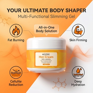 KUZEE Crème Ultra Hydratante Premium Effet Chaleur Intensif, Lotion Corporelle Raffermissante et Sculptante Anti-Cellulite pour Entraînement, Femme et <span class=keywords><strong>Homme</strong></span>, Action Rapide - Product Image 2
