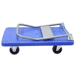 Portable Folding Trolley Lightweight Handling Artifact Trolley for Home Express Storage and Shopping OEM Supported