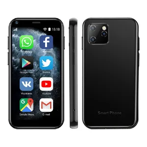 Soyes Xs11 ponsel Mini Android 6.0, ponsel pintar Super kecil ukuran 1GB + 8GB Wifi Gps saku cerdas