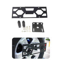 Support de plaque d'immatriculation arrière pour Jeep Wrangler JK JL 2007-2025, support de montage de roue de secours en alliage d'aluminium, directement de l'usine