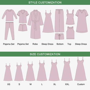 Lenzing personnalisé pyjama en modal ensemble de pyjama à manches longues femme vêtements de nuit doux vêtements de détente ensemble de sommeil de salon - Product Image 4