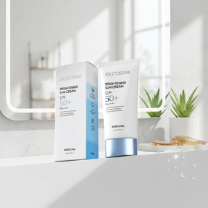 Crème solaire éclaircissante pour bébés coréens avec protection contre les cernes, formule anti-rides et nourrissante - EXCUSEME Fabriqué en Corée - Product Image 3