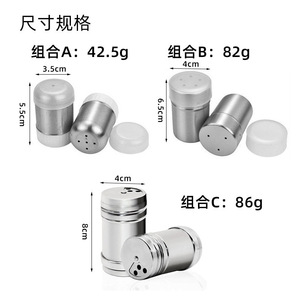Tarro de especias de acero inoxidable con tapa perforada, contenedor portátil de condimentos sólidos para acampar y uso al aire libre - Product Image 5