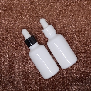 Luxury 10ml 15ml 20ml 30ml 2 oz 60 ml 100 ml Empty Essential Oil Opal White Porcelain Serum Glass <b>Dropper</b> <b>Bottle</b> With Pipette - Product Image 4