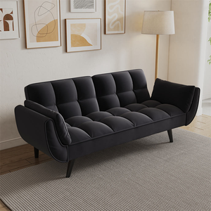 Sofá <span class=keywords><strong>Cama</strong></span> Reclinable Extensible Moderno de 2 Plazas con Diseño Cremoso para Uso en Hoteles, Salas de Estar y Apartamentos - Product Image 5