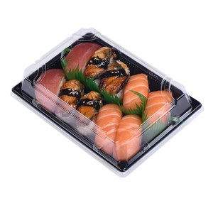 Sushi bento plastic togo packaging sushi takeaway box