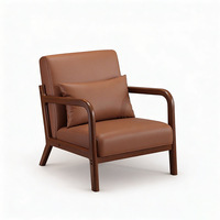Fauteuil simple vintage de loisirs, ensemble de chaises de balcon pour salon, petit appartement, hôtel, chambre d'hôtes, chambre à coucher, chambre d'invité