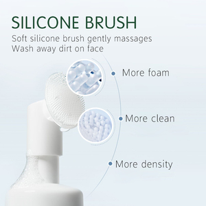 Vitamin C Aloe Vera Sữa Rửa Mặt Làm Sạch Sâu Và Giữ Ẩm Da Mềm Mại Bàn Chải Đầu Mặt Sữa Rửa Mặt Với Glycerin Bọt Gel - Product Image 3