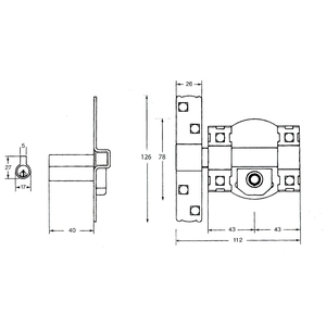 Serratura Fac 300-r/ 80-p - Product Image 2