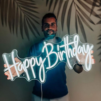Livraison rapide, dropshipping, décoration, néon acrylique, enseigne commerciale en acrylique, logo personnalisé en acrylique, enseigne au néon LED pour la décoration