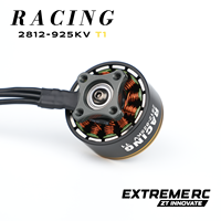 Moteur Brushless FPV Haute Vitesse EXTREME RC T1-2812 925KV, Efficacité IE3, Fixation à Bride, Aimant à Tuile, Monofilaire, pour Drone 50W