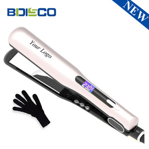Bdisco Hair Straightener 230C Digital Display Wide Plate Negative Ion Fast Heating Professional Salon Use - Product Image 1