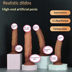 10.04 inç Ultra Gerçekçi Yapay Penis Kadınlar için Yetişkin Kadın Oyuncağı Sıvı Silikon Penis Kadın Mastürbatörü - Product Image 4