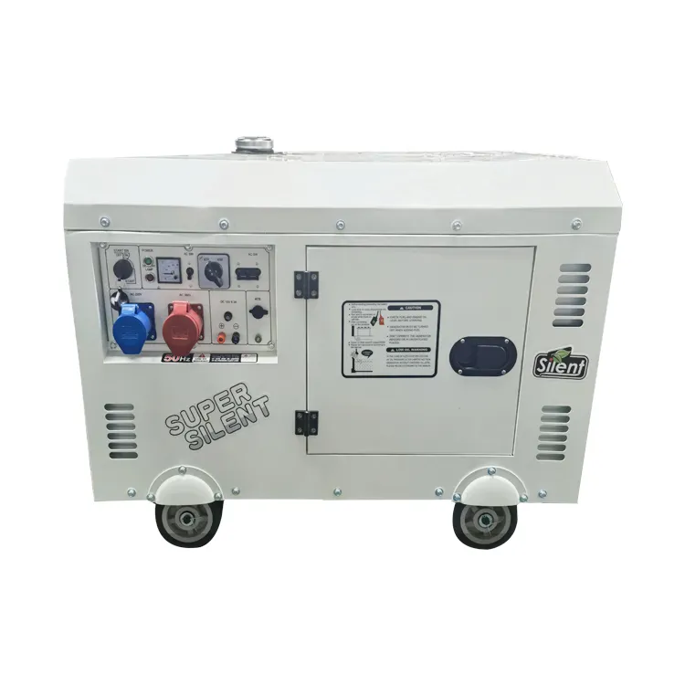 Diesel generators 10 kva power super silent /open type gen set portable generator for home use/backup power with factory price