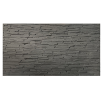 Revêtement mural extérieur en faux PU imperméable, luxueux et moderne, grandes dalles, léger, installation rapide, intérieur/extérieur, villa